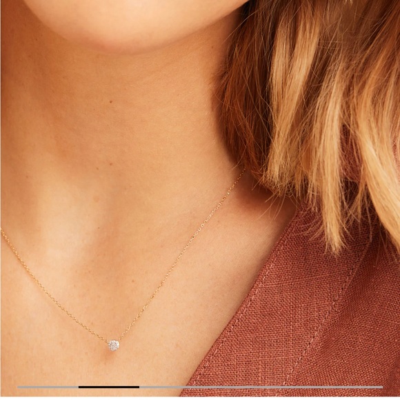 Mejuri Gold Diamond necklace - Picture 1 of 10